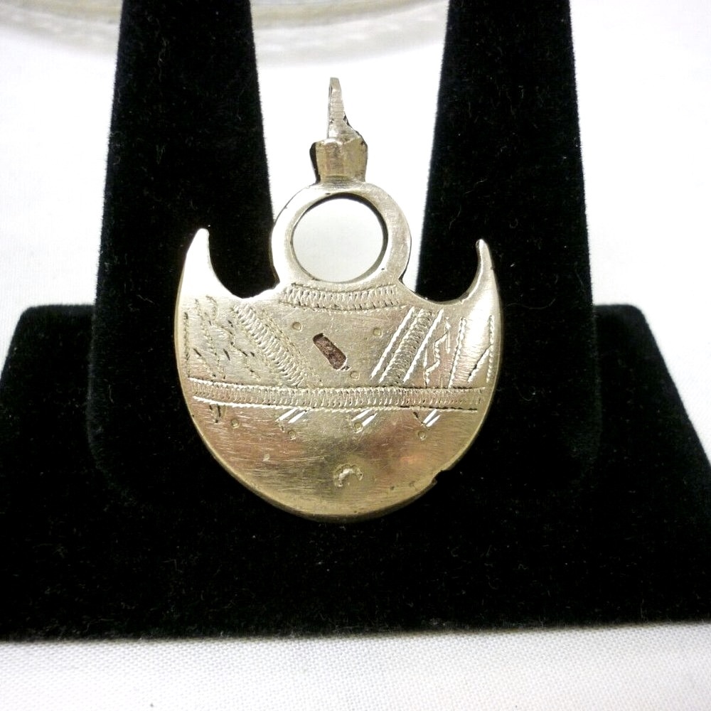 Vintage Moroccan Silver Pendant